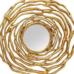 Spiegel|KARE Design Wandspiegel Twiggy Gold O121Cm
