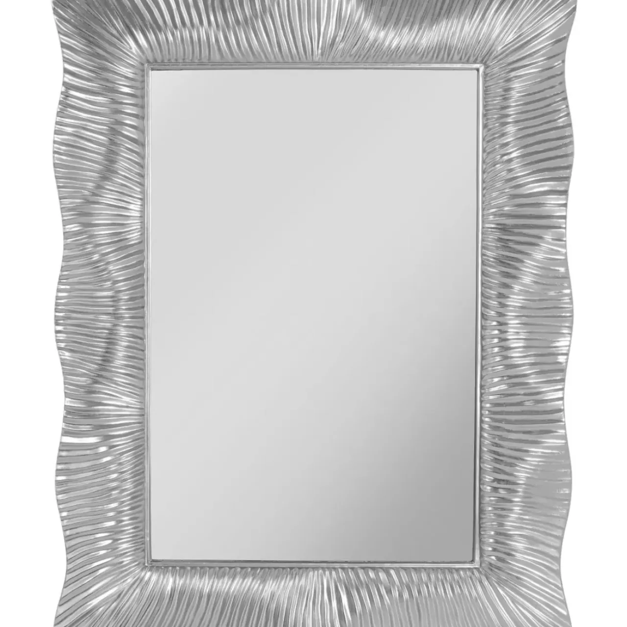 Spiegel|KARE Design Wandspiegel Wavy Silber 94X124Cm