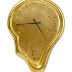 Uhren|KARE Design Wanduhr Big Drop Gold 92X127Cm