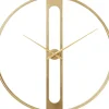 Uhren|KARE Design Wanduhr Clip Gold O107Cm