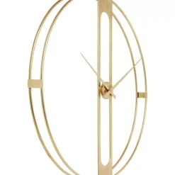 Uhren|KARE Design Wanduhr Clip Gold O107Cm