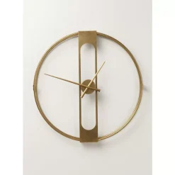 Uhren|KARE Design Wanduhr Clip Gold O60Cm