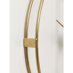 Uhren|KARE Design Wanduhr Clip Gold O60Cm