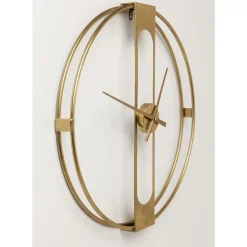 Uhren|KARE Design Wanduhr Clip Gold O60Cm