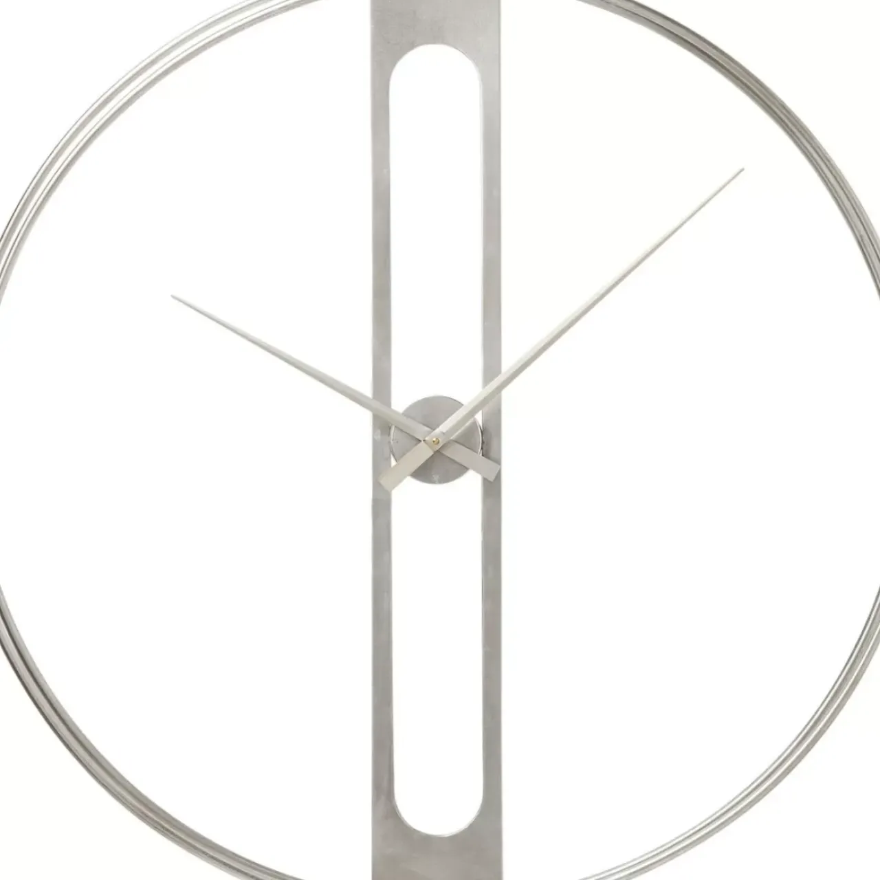 Uhren|KARE Design Wanduhr Clip Silber O60Cm