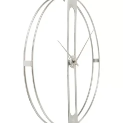 Uhren|KARE Design Wanduhr Clip Silber O60Cm