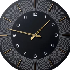 Uhren|KARE Design Wanduhr Lio Schwarz O60
