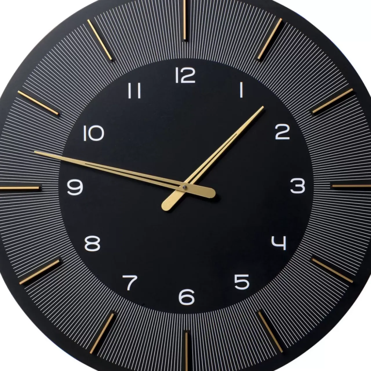 Uhren|KARE Design Wanduhr Lio Schwarz O60