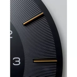 Uhren|KARE Design Wanduhr Lio Schwarz O60