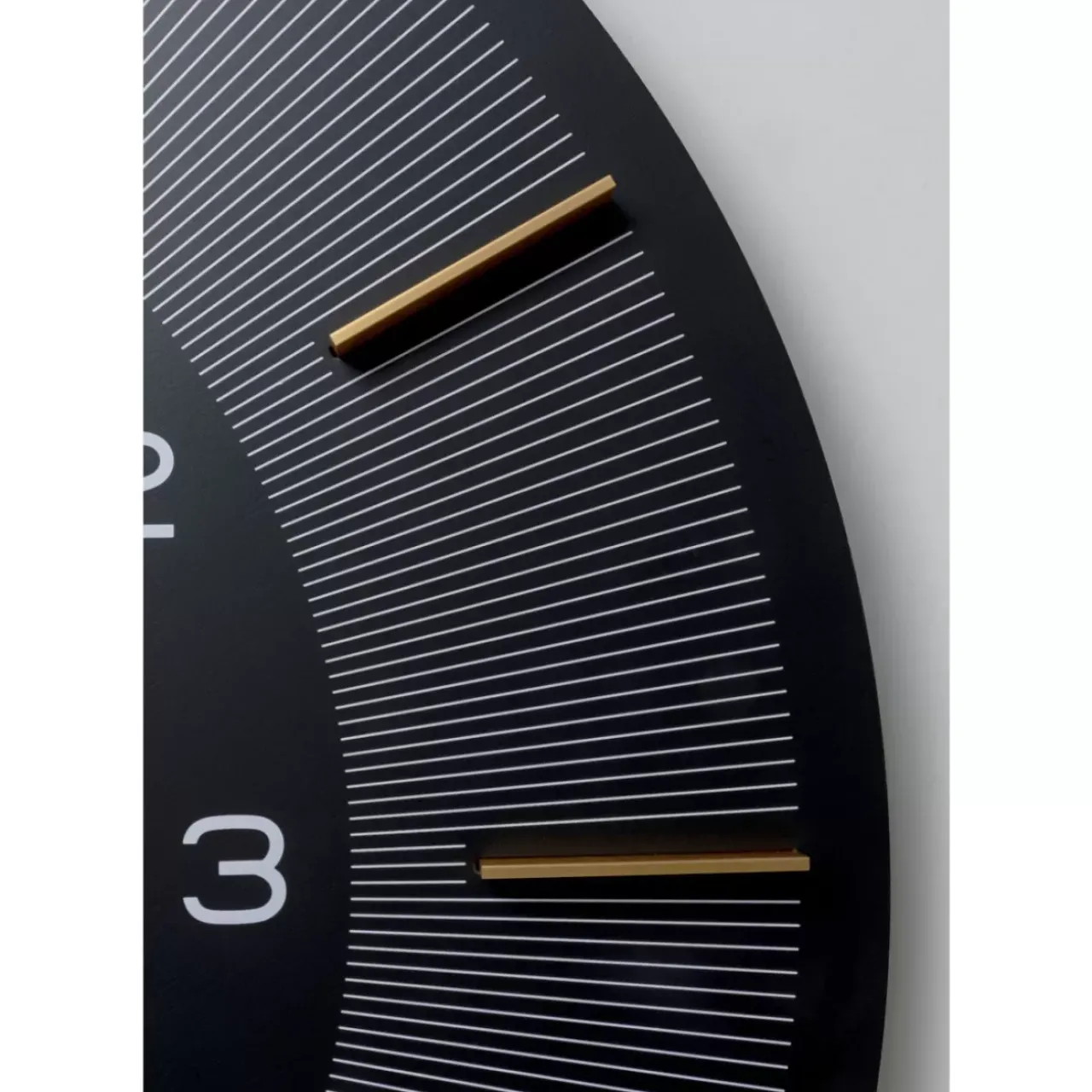 Uhren|KARE Design Wanduhr Lio Schwarz O60