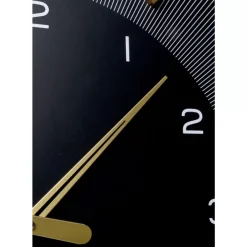Uhren|KARE Design Wanduhr Lio Schwarz O60