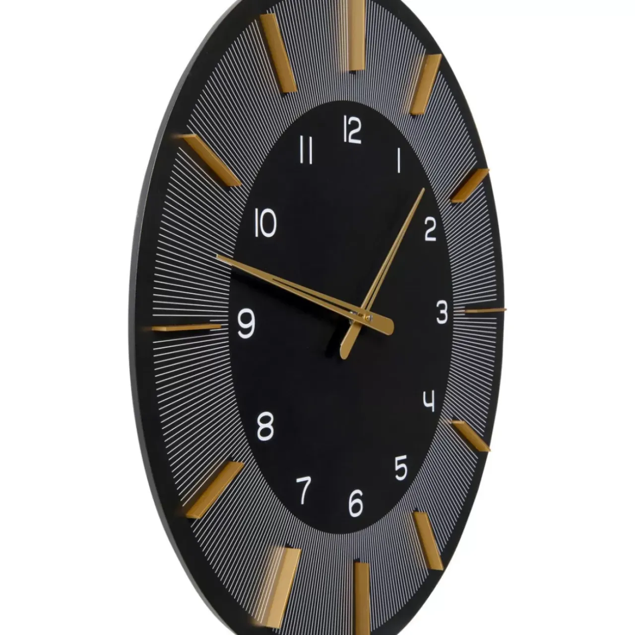 Uhren|KARE Design Wanduhr Lio Schwarz O60