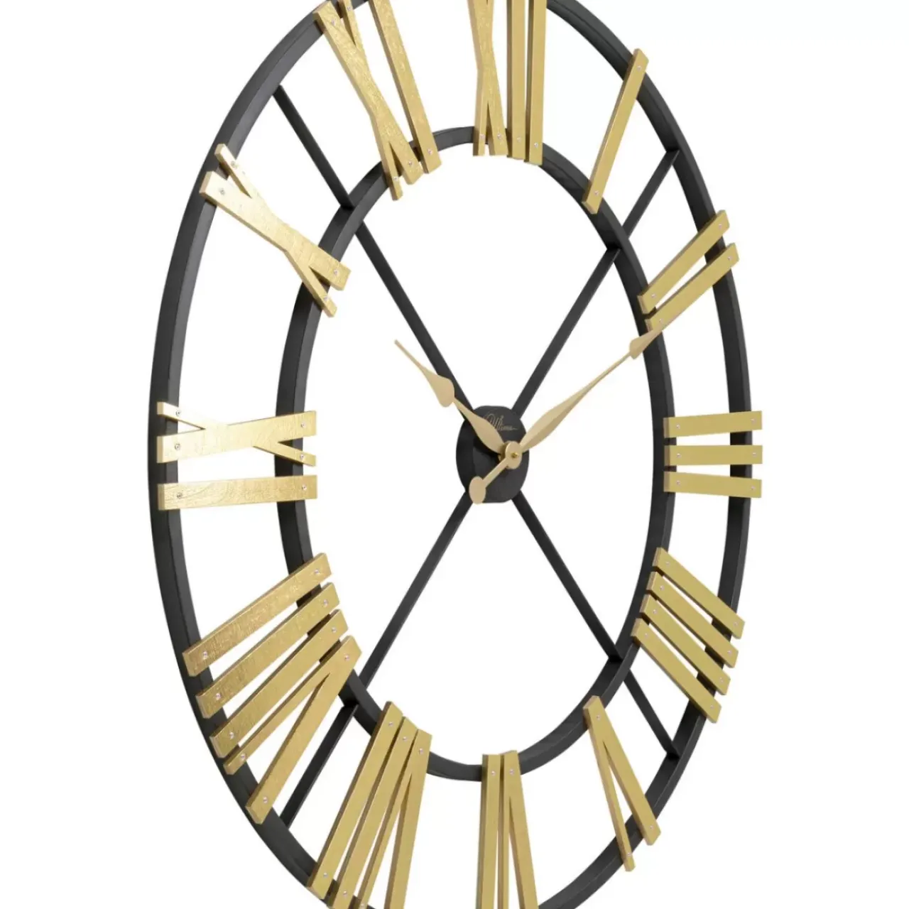 Uhren|KARE Design Wanduhr Nevio Brass O95Cm