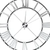 Uhren|KARE Design Wanduhr Nevio Silber O95Cm