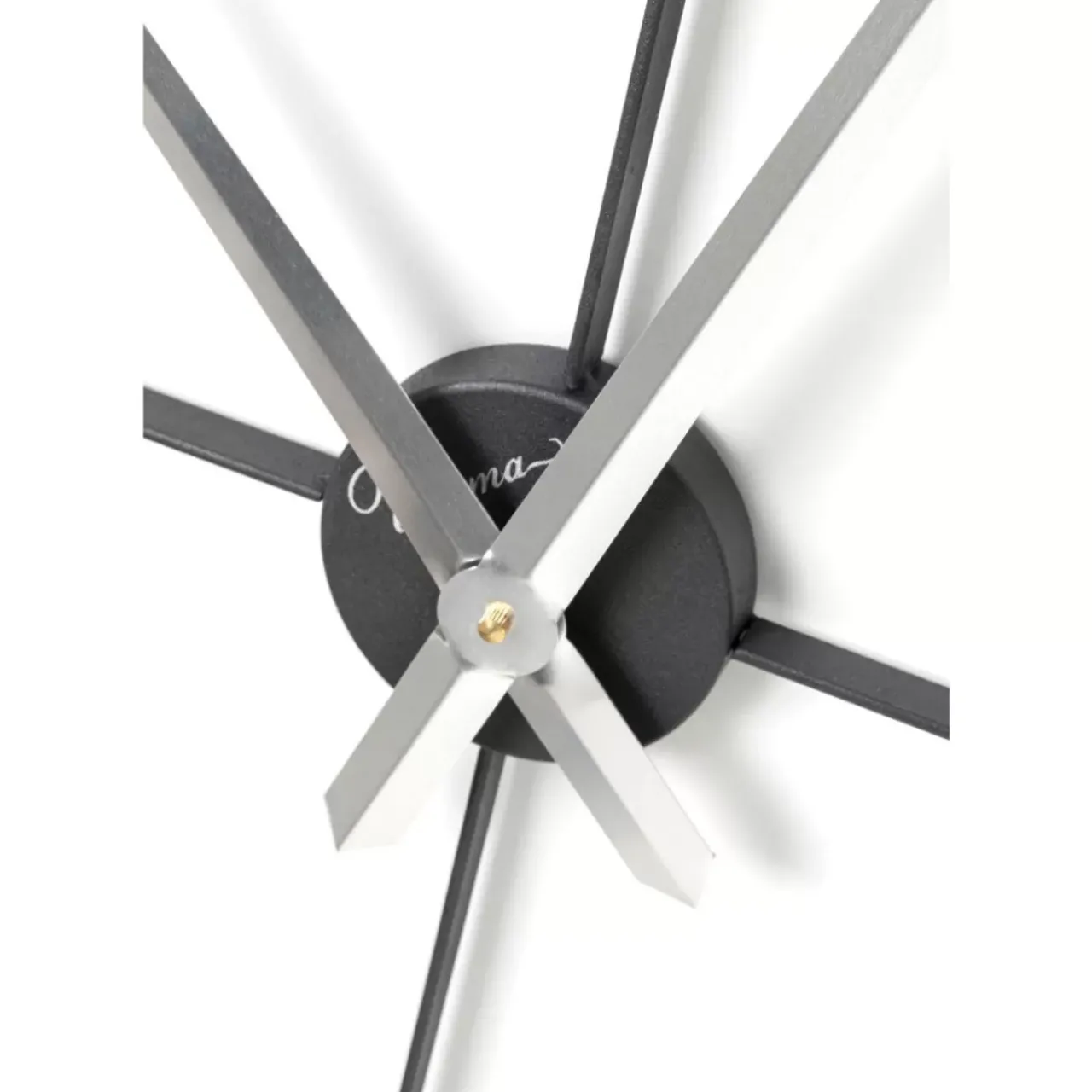 Uhren|KARE Design Wanduhr Nevio Silber O95Cm
