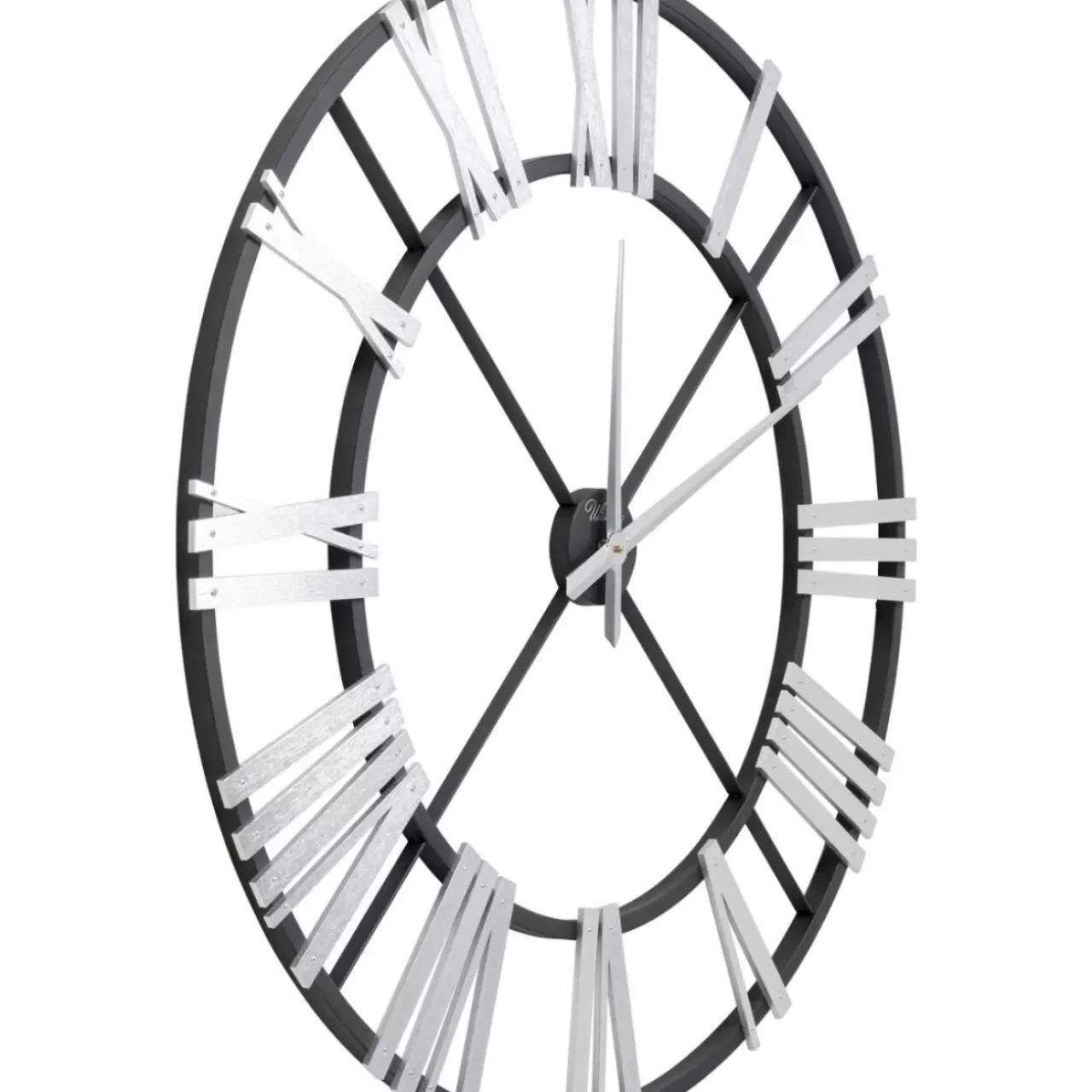 Uhren|KARE Design Wanduhr Nevio Silber O95Cm