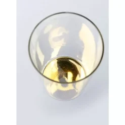 Geschirr & Tischaccessoires|KARE Design Wasserglas Electra Gold 15Cm