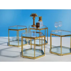 Geschirr & Tischaccessoires|KARE Design Weinglas Diamond Gold Rim
