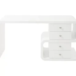 Tische|KARE Design White Club Schreibtisch Snake 150X70Cm