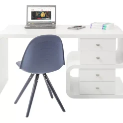 Tische|KARE Design White Club Schreibtisch Snake 150X70Cm