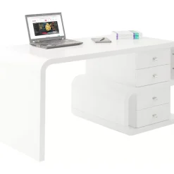 Tische|KARE Design White Club Schreibtisch Snake 150X70Cm