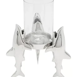 Kerzenständer & Laternen|KARE Design Windlicht Shark Family 23Cm