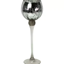 Kerzenständer & Laternen|KARE Design Windlicht Zeus Mit Strass,Silber