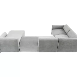 Sofas & Couches|KARE Design Wohnlandschaft 2 Lucca Grau Rechts 328Cm