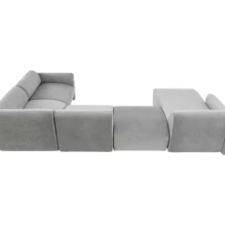 Sofas & Couches|KARE Design Wohnlandschaft 2 Lucca Grau Links 328Cm