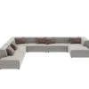 Sofas & Couches|KARE Design Wohnlandschaft Infinity Miami Grau 417Cm